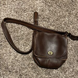 Brown Leather Crossbody Bag